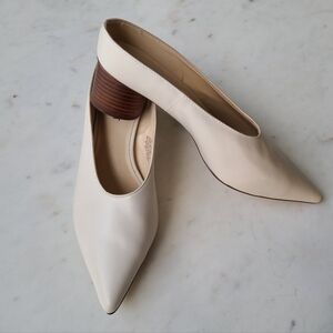 NineWest Pointy Toe Mules(Cream Only)